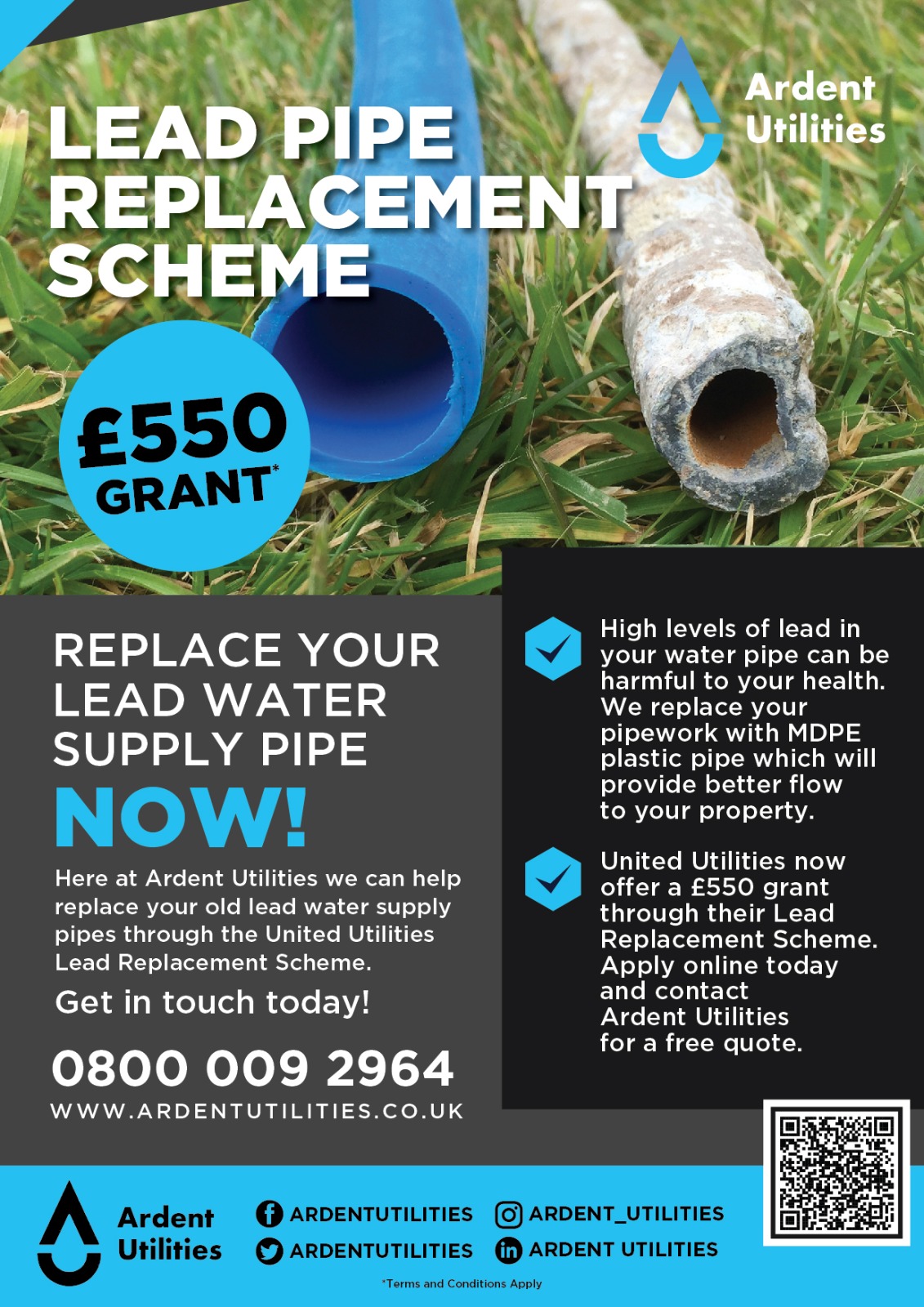 Ardent Utilities on X: &ldquo;High levels of lead in your water pipe can 