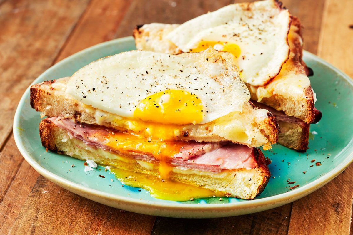 DelishaDelivery's tweet photo. Never tried a Croque Madame? Try one now!!

#france #frenchfood #food #sandwich #hungry #delicious #delivery https://t.co/OeKiT3akqu
