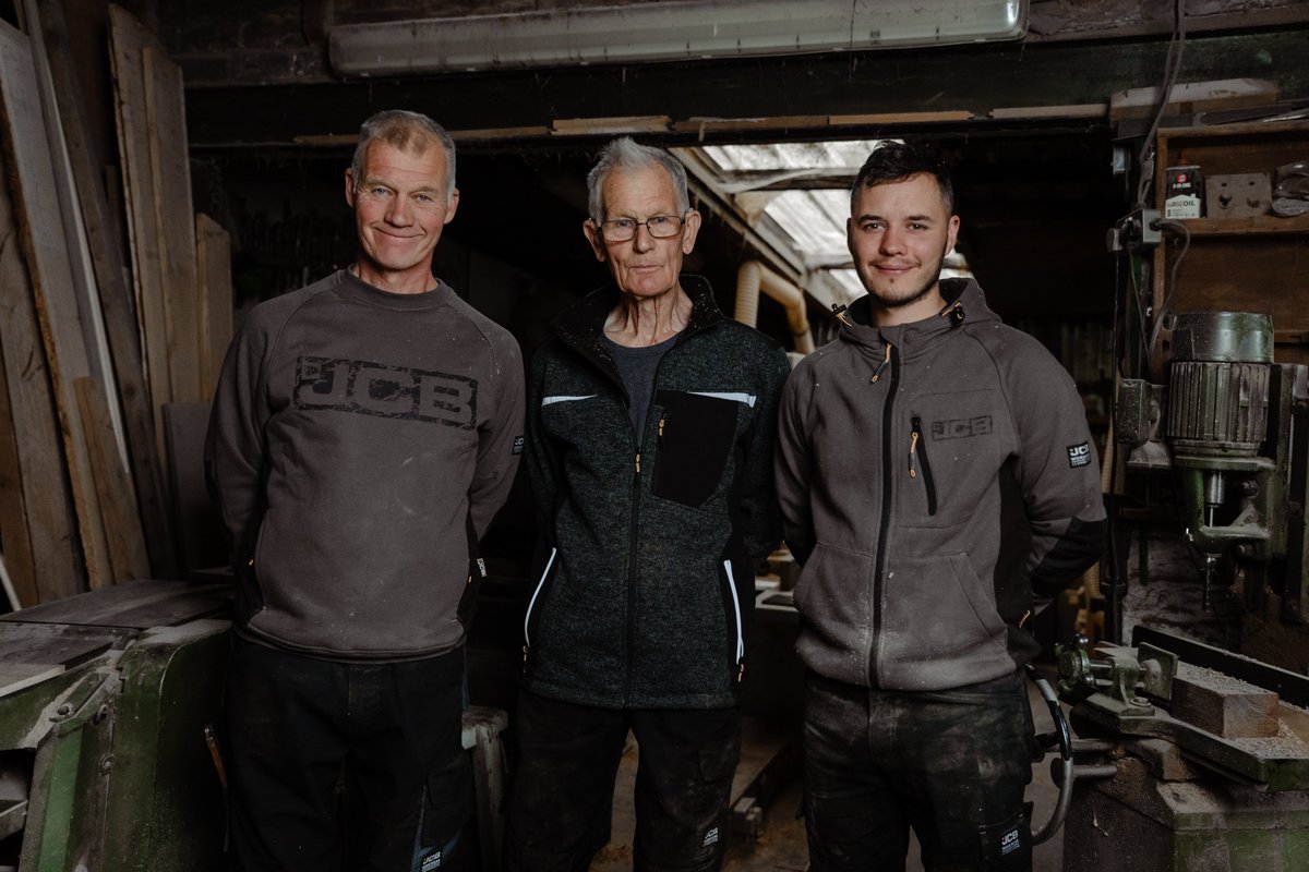 The first short documentary of the series where <a href="/JCBworkwear/">JCB Workwear</a> tells stories of hardworking people is out now. It tells the story of three generations working in the family business of artisan furniture making. Watch it now on: 
youtu.be/7qhKciruFDA

#woodwork #SmallBusiness
