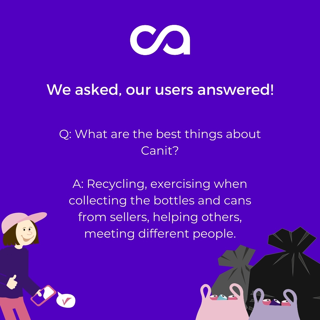 CanitApp's tweet photo. Don't bottle up your #feelings about #Canit! 🍾 Together we are creating a #cantastic #recycling experience 💜

#canitapp #onecanmakedifference https://t.co/NP904ss67p