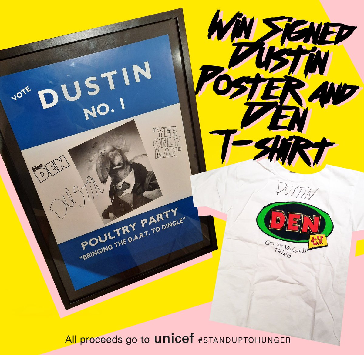 StandUpToHunger's tweet image. Win these prizes and many more including 7 PAIRS OF @Vicar_Street TICKETS by entering our raffle for Yemen at idonate.ie/raffle/StandUp…