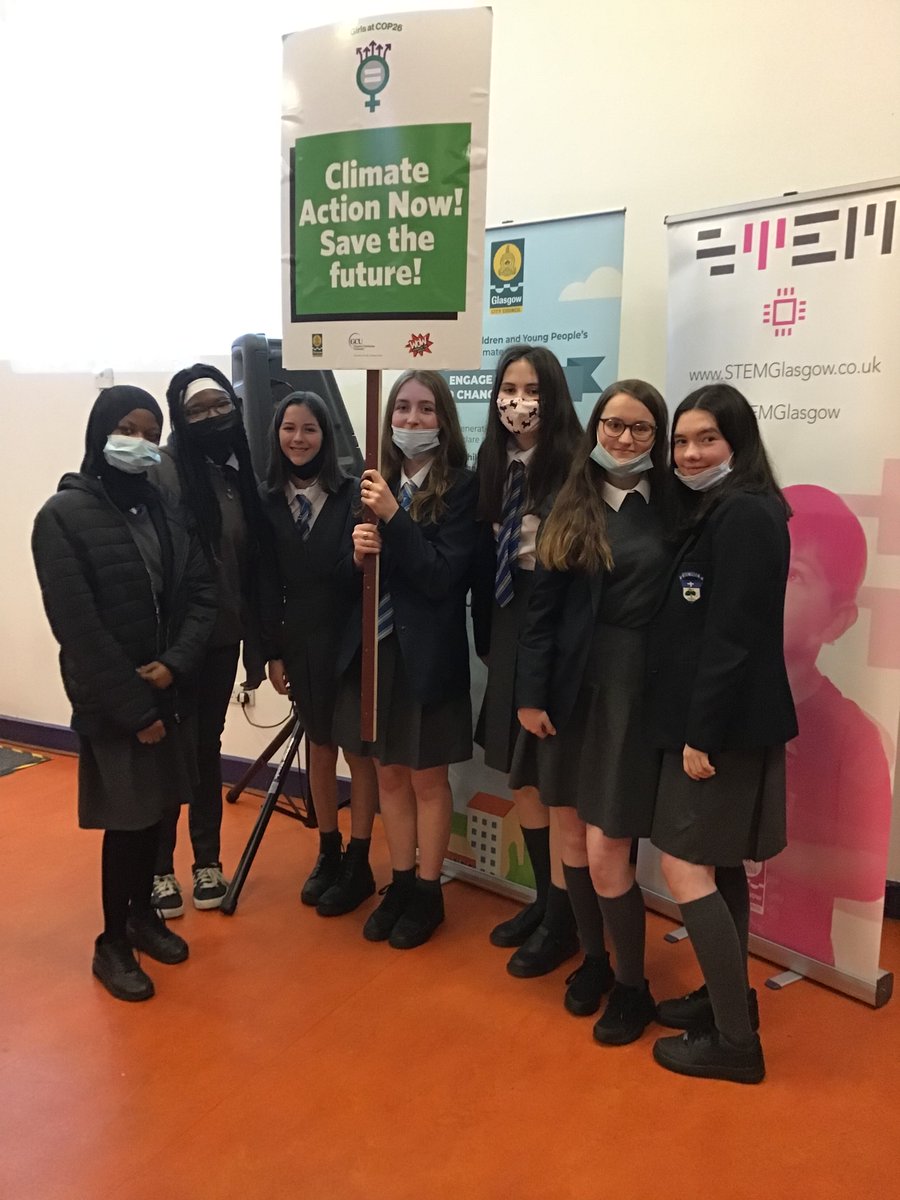 Day 2/2 of #GirlsAtCOP26 at Caledonian University with another inspiring panel and excellent questions from our young people. S3 have really enjoyed taking part #OurDearGreenPlace