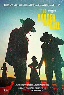 BlkExcellenceSA's tweet photo. @netflix strikes gold again with the movie #TheHarderTheyFall  Great show to watch and enjoy a #blackwestern with modern score! Taking real #blackfigures of the #wildwest and putting them in a #fictional story, to create a #blackmasterpiece. #BlackExcellence is on display here! https://t.co/r3Mk9AMKrR