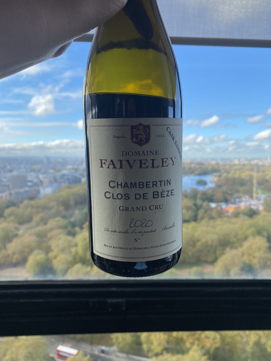 Tasting with a view!! Thank you <a href="/MMDUK/">MMD UK</a> for a gorgeous tasting at Galvin at Windows! 2020 Burgs beautifully made and reds should age well!