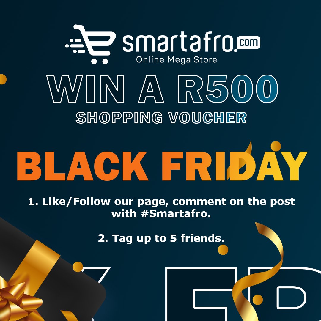 shopmato's tweet photo. Its competition time - win a R500.00 voucher to spend on https://t.co/LcLVEmhSql this December.
The competition will close next week Monday afternoon.
The winner will then be contacted thereafter.
May the odds be ever in your favor.
#smartafro #blackfriday #competition https://t.co/omijNbNu5W