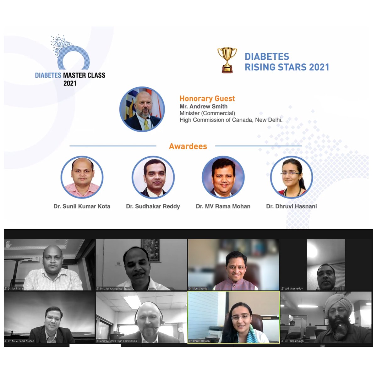HealthcareRims's tweet photo. We are so proud &amp; grateful to the DEAR Diabetes Academy &amp; founder &amp; General secretary Dr J Jayaprakash Sai for recognizing our consultant Dr. Dhruvi Hasnani as the Diabetes Rising Star in the Research Category. 

#rimssuperspecialityhospital #rimsgroup https://t.co/4oVAs1K93w