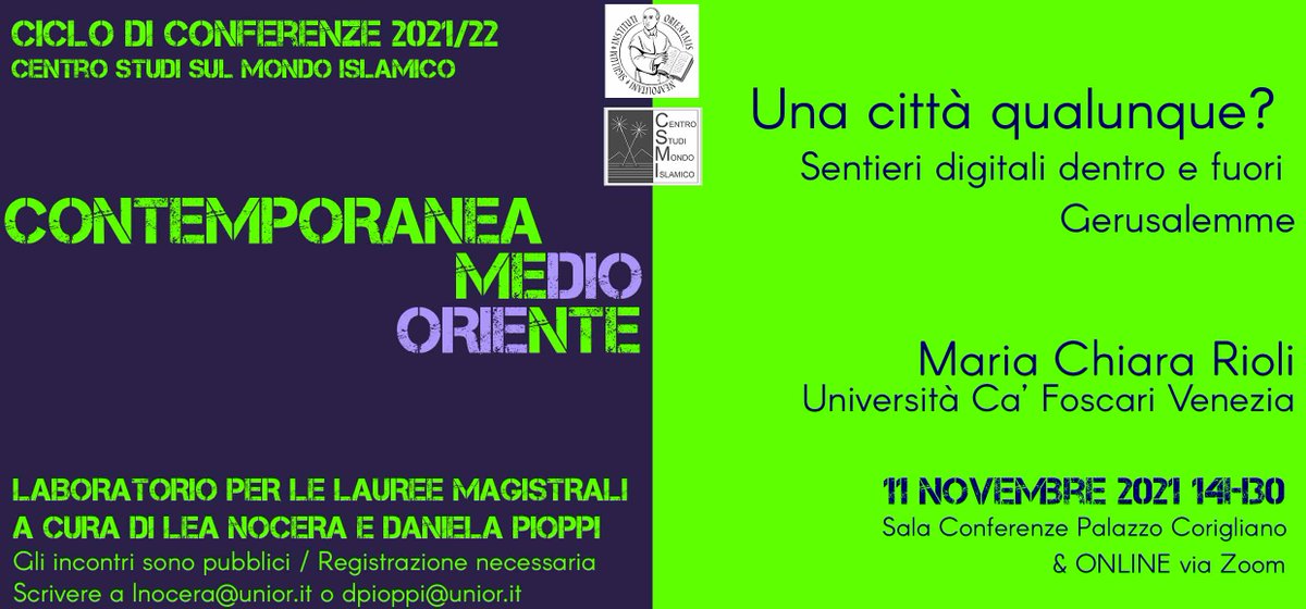lea nocera (@lea_nocera) on Twitter photo Anche quest'anno continua il laboratorio che organaizzo con Daniela Pioppi per approfondire il #MedioOriente contemporaneo e conoscere nuove ricerche. Giovedì ore 14.30 Maria Chiara Rioli (coord <a href="/OpenJerusalem/">Open Jerusalem</a>) ci parla di #Gerusalemme e di #archivi #DigitalHumanities //ONLINE Anche quest'anno continua il laboratorio che organaizzo con Daniela Pioppi per approfondire il #MedioOriente contemporaneo e conoscere nuove ricerche. Giovedì ore 14.30 Maria Chiara Rioli (coord <a href="/OpenJerusalem/">Open Jerusalem</a>) ci parla di #Gerusalemme e di #archivi #DigitalHumanities //ONLINE