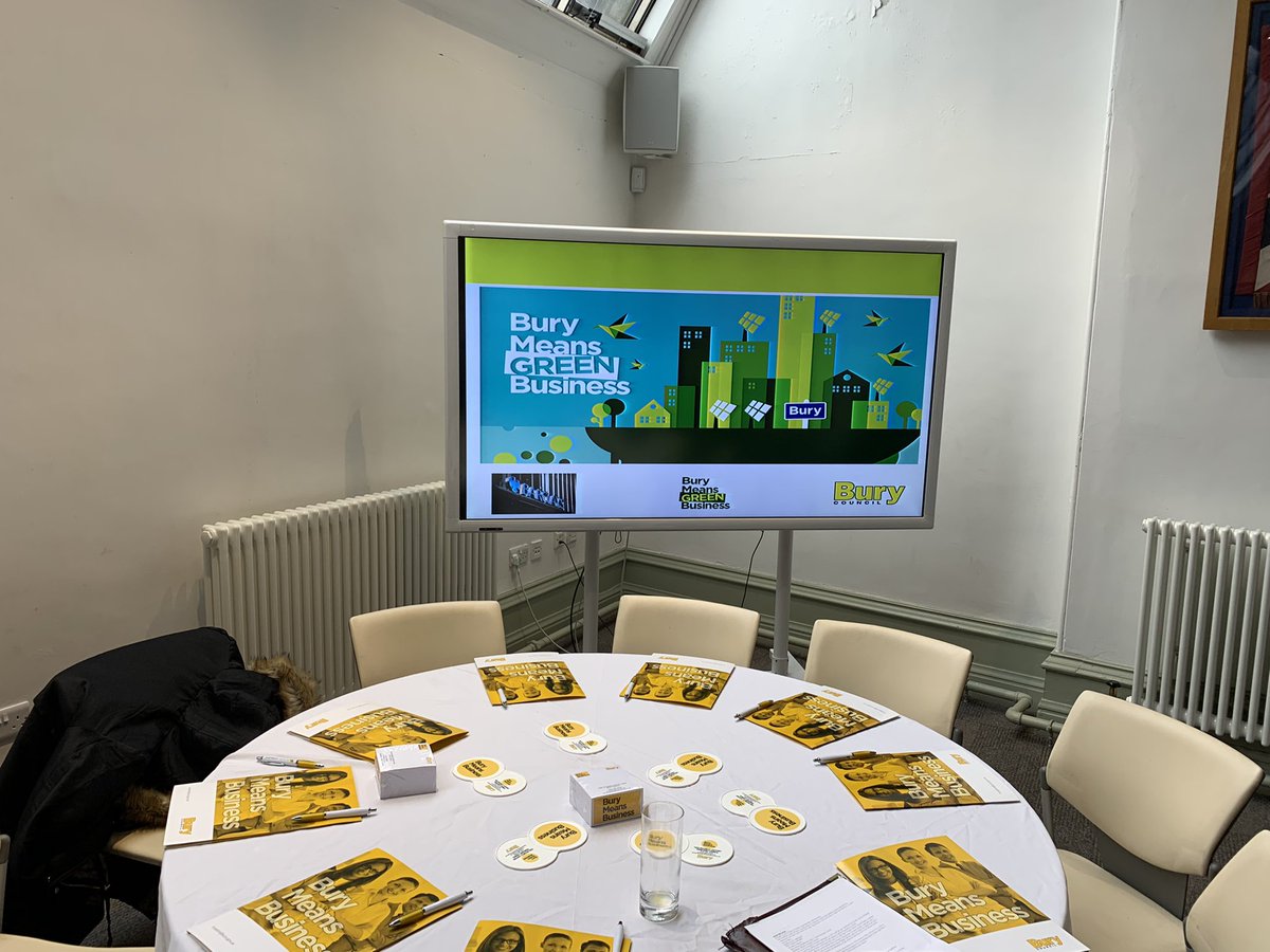 CottamTony's tweet photo. Really good start to the conversation about Green business opportunities at the @InvestinBury event this morning #greenbusiness @GreenworksGM #carbonmarkets https://t.co/YeB3dGQNGY