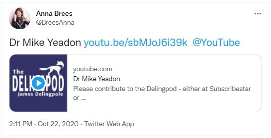 Aw_what's tweet photo. .@TheAutismTrust is it true you have teamed up with Anna Brees? I hope not. Brees has contributed to the spread of covid/vaccine disinformation by sharing on social media conspiracy theorists &amp; known anti-vaxxers. I would appreciate a comment @TheAutismTrust https://t.co/SvGwe2qpYt