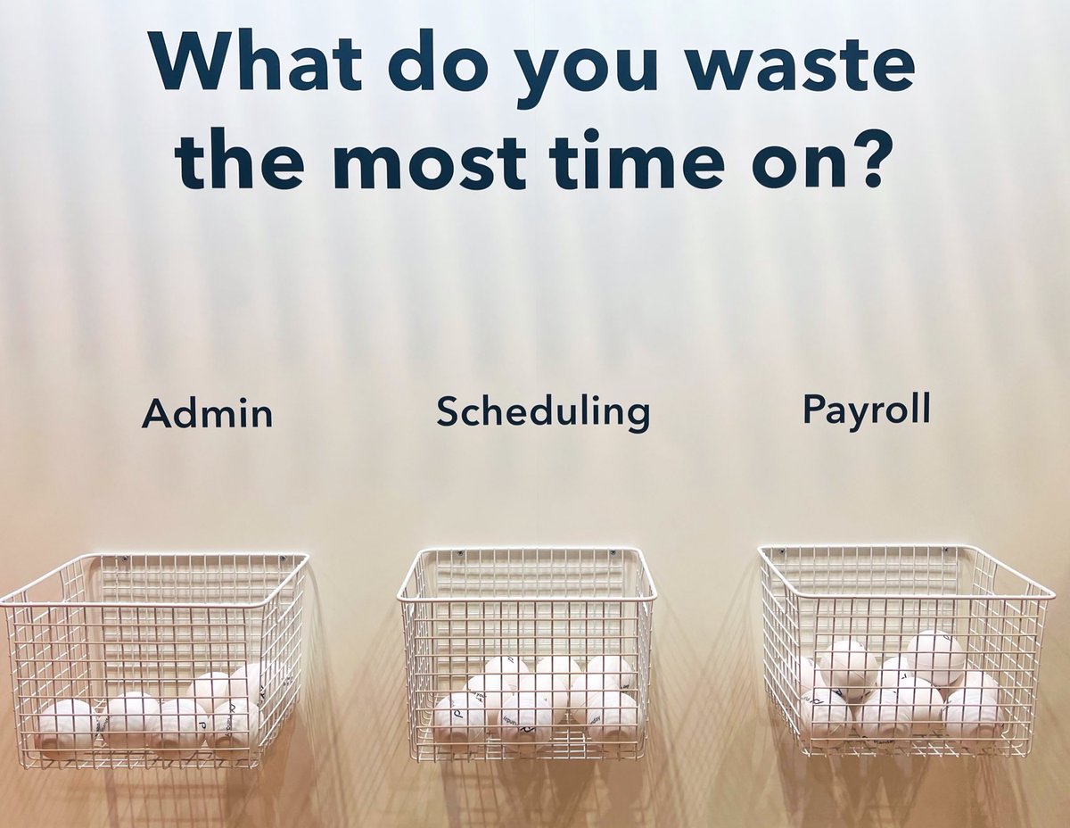 Planday's tweet photo. 👀 Looks like #payroll is winning at the @RestTechLive, but what about you?
Come and cast your #vote at stand G44.
#RBTL21 #ExCeLLondon #Makeyourdaywork https://t.co/Y0S5dnvtIm