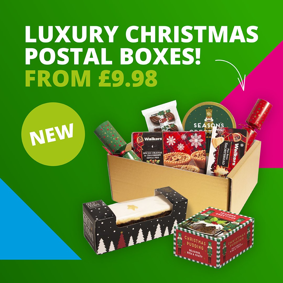 Toast to the festive season with our NEW luxury selection gift boxes! 🍾

Starting from as little as £9.48, grab your quote today 👉 bit.ly/3EOATYI

#yourlogohere #promotionalmerchandise #hampers