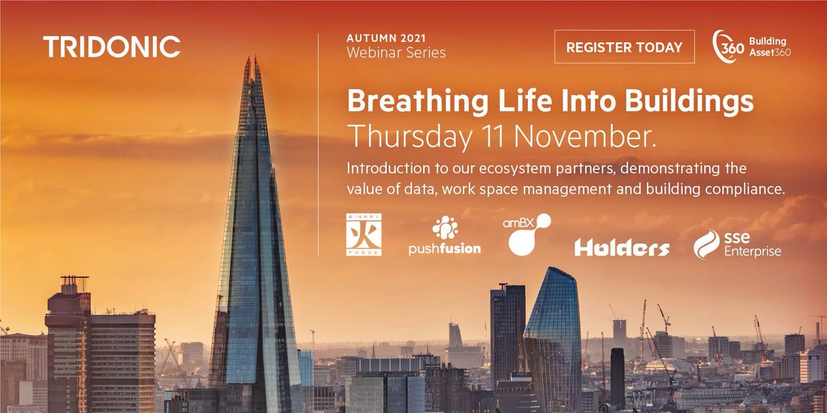 ForgeBinary's tweet image. There’s still time to register for @Tridonic_UK
next #webinar “Breathing Life Into Buildings” on Thursday, Nov 11th. Join our CEO to find out more about pushfusion.

Register here: lnkd.in/dtm8XCJm

#SmartBuildings #EmergencyLighting #DataAnalytics
#SolutionsProvider #data