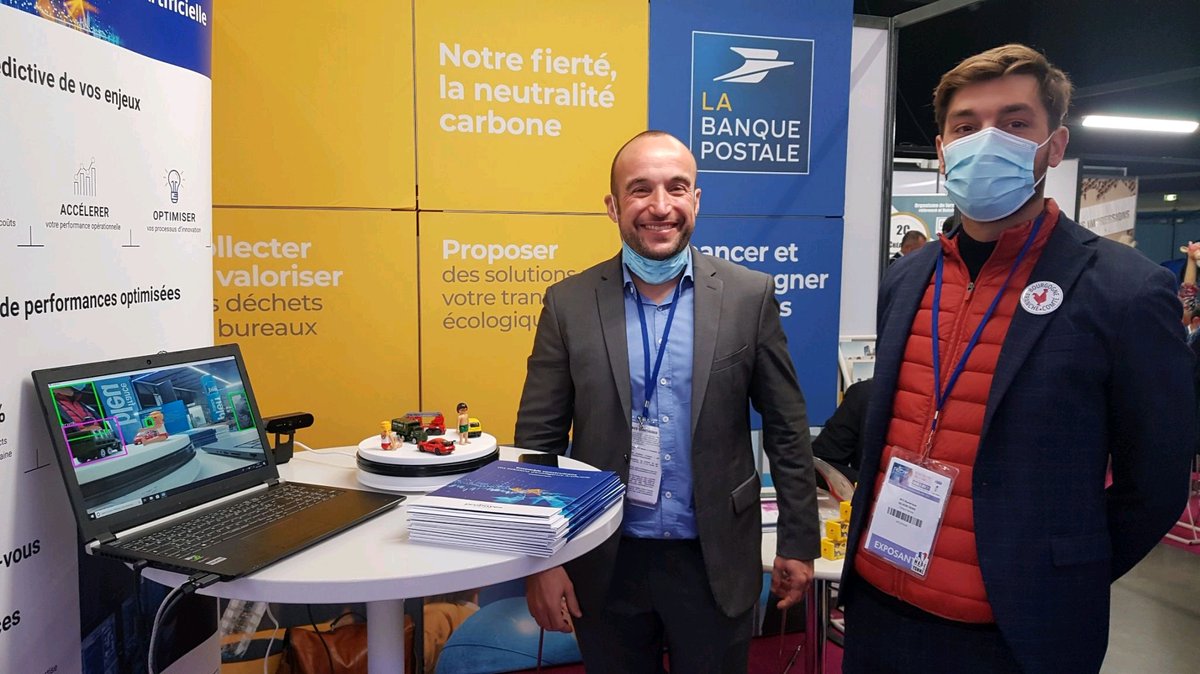 LPNews_BFC's tweet photo. [Salon #Ridy] Rencontrez Florence et Christine de #LaPoste et Julien de #Probayes sur le sujet de l’#IntelligenceArtificielle appliquée à l’industrie pour renforcer vos services et vos produits. Démonstration de cas d’usages sur le stand C7 !  @CCIYonne  #LaBanquePostale https://t.co/w6d1fZtUyG