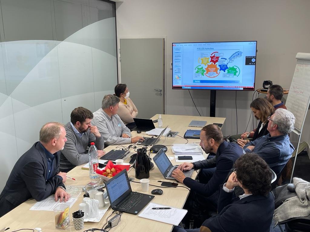 SprojectField's tweet photo. Dissemination at #NFTPs meeting in Paris, 9 November 2021. @rember90 presenting #FIELDS project https://t.co/WtbmPk3pSk