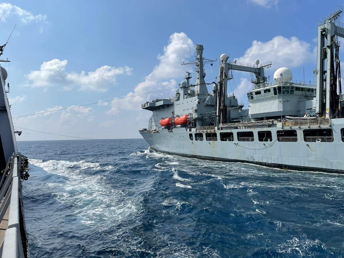 Zr.Ms. Evertsen (@hnlms_evertsen) on Twitter photo Thank you <a href="/RFAFortVictoria/">RFA Fort Victoria</a> for refueling our ship ⛽️ Probably one of the last times during our deployment, always great working together 💪🏻 #CSG21 #StrongerTogether Thank you <a href="/RFAFortVictoria/">RFA Fort Victoria</a> for refueling our ship ⛽️ Probably one of the last times during our deployment, always great working together 💪🏻 #CSG21 #StrongerTogether