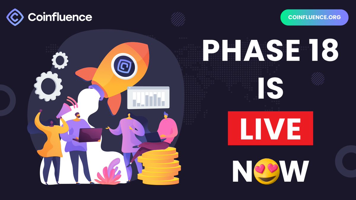 TheCoinfluence's tweet photo. We did it again ! 

Phase 17 of our #ICO is now complete and phase 18 is live now.

We are travelling to the moon at the speed of light.

HODL $CFLU and be the part of this journey. https://t.co/QSE3MCjXUX