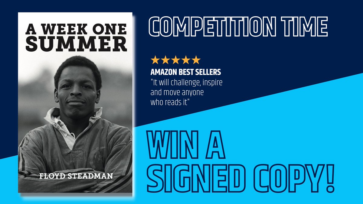 🎁 COMPETITION TIME! 🎁
.
📖 For a chance to win a signed copy of Floyd’s extraordinary story…
1️⃣ Like this post
2️⃣ Follow <a href="/WindYerNeck_In/">WindYerNeckIn</a> 
.
Winner announced on Monday 15 November 
.
#WYNI #FloydSteadman #AWeekOneSummer #Saracens #rugby #education #podcast #autobiography