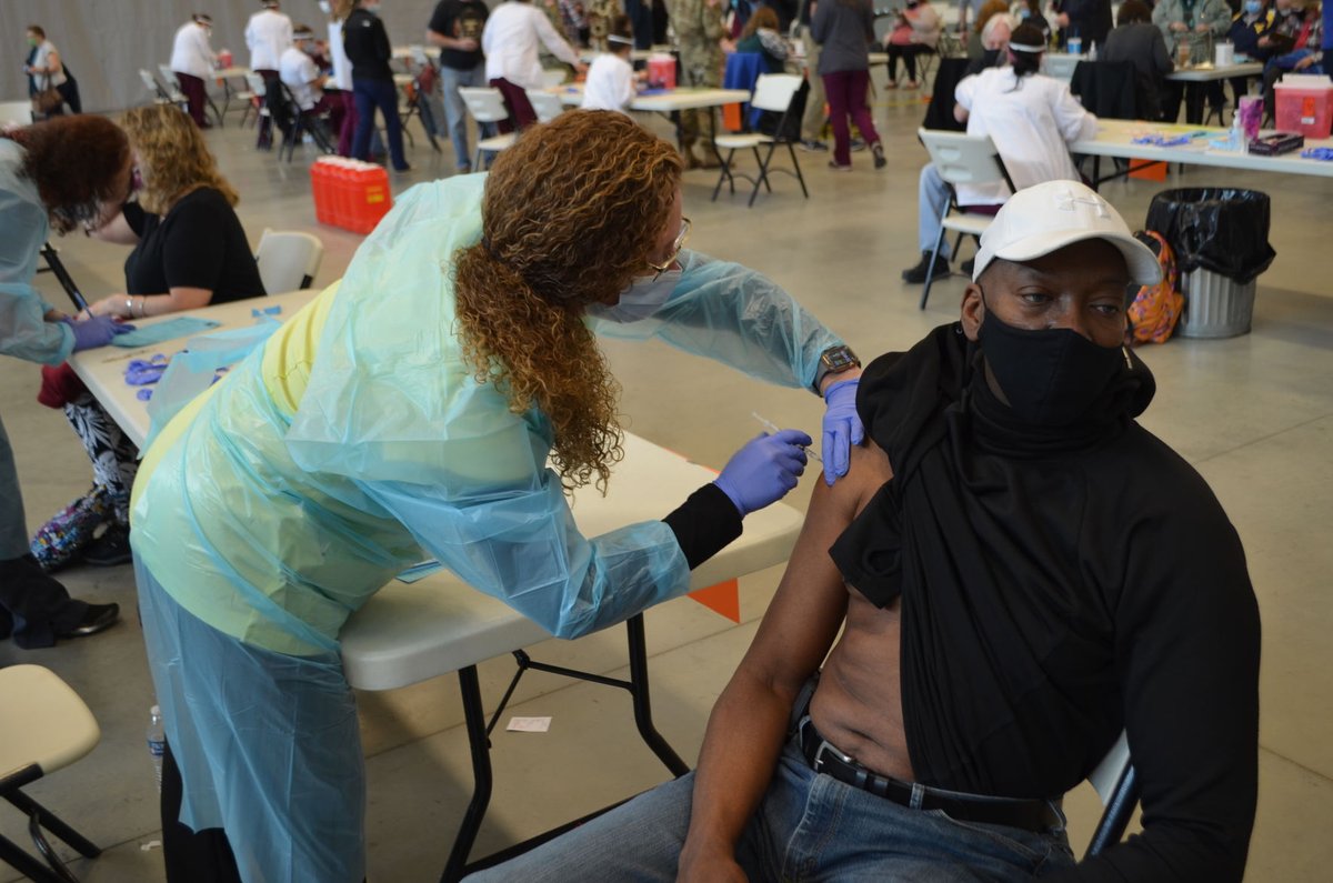 FREE COVID VACCINES available Saturday at Meadowbrook Mall in Bridgeport, West Virginia, through UniCare &amp; Partnership of African American Churches. conta.cc/3BYRszv