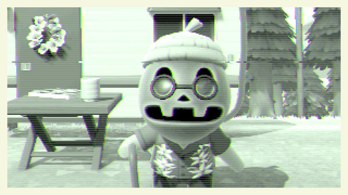 kakarotto77's tweet photo. La cámara de vigilanciaha grabado algo perturbador... #Cornimer #AnimalCrossing #ACNH #NintendoSwitch https://t.co/e0ZDmskqaC