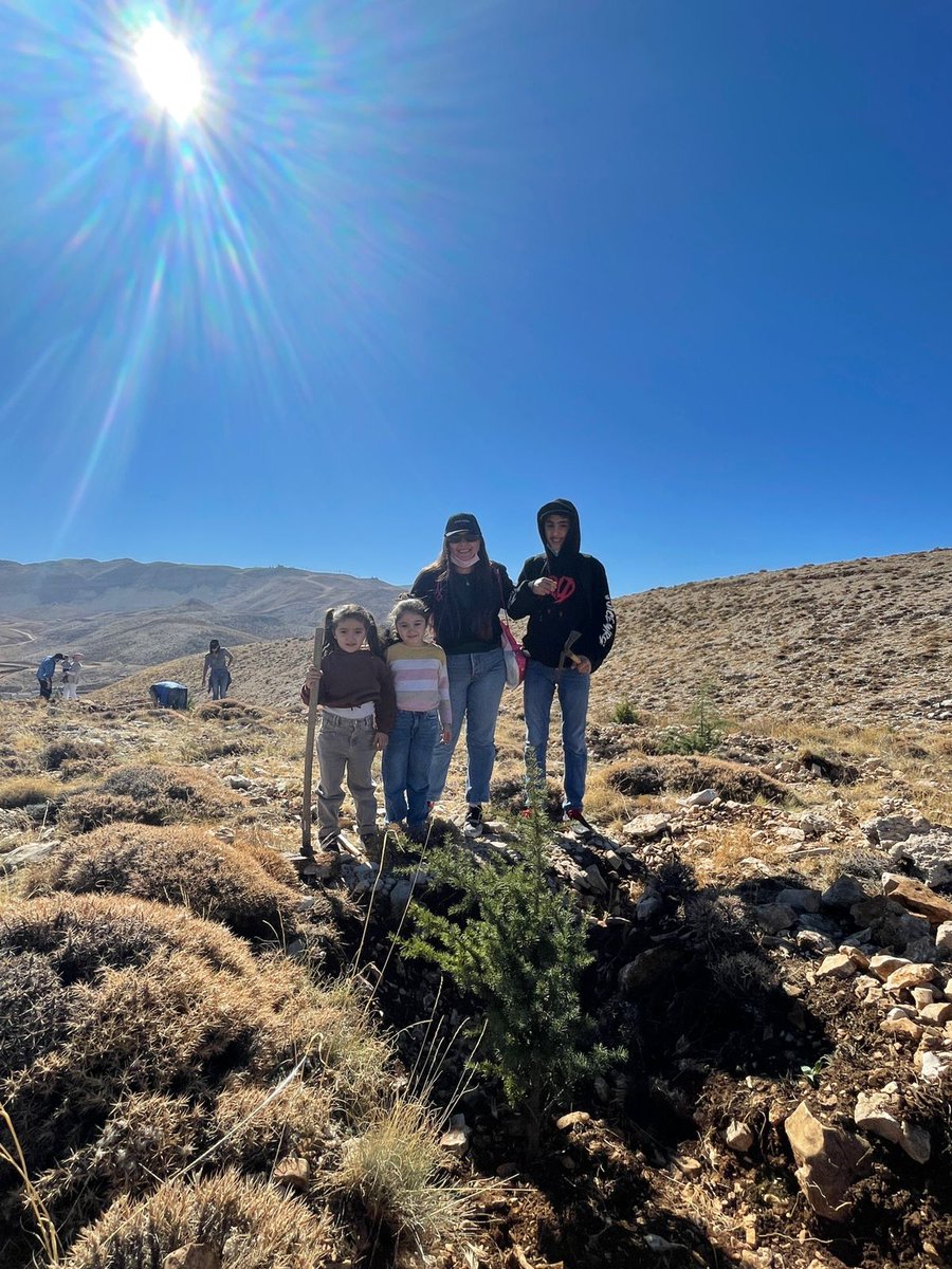 JouzourLoubnan's tweet photo. Plantation day with CMA CGM Thank you @cmacgm, for planting 340 cedars trees, 🌲🌲#jouzourloubnan #together_we_plant_tomorrows_forests #adoptacedar #livelovekfardebian #lebanon🇱🇧 #environmentalprotection #TogetherForOurPlanet https://t.co/W0KTGUiKkm