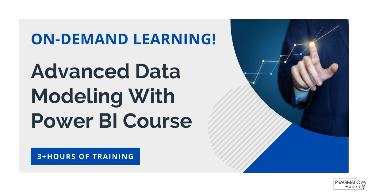 PragmaticWorks's tweet photo. Ready to take your Data Modeling skills to the next level with our Advanced Data Modeling With Power BI course?
Start learning now:  https://t.co/RAw5MtxLDW

#PragmaticWorks #Training #PowerBI #DataModeling #AdvancedDataModeling #Microsoft https://t.co/Qj9kF6yDUD