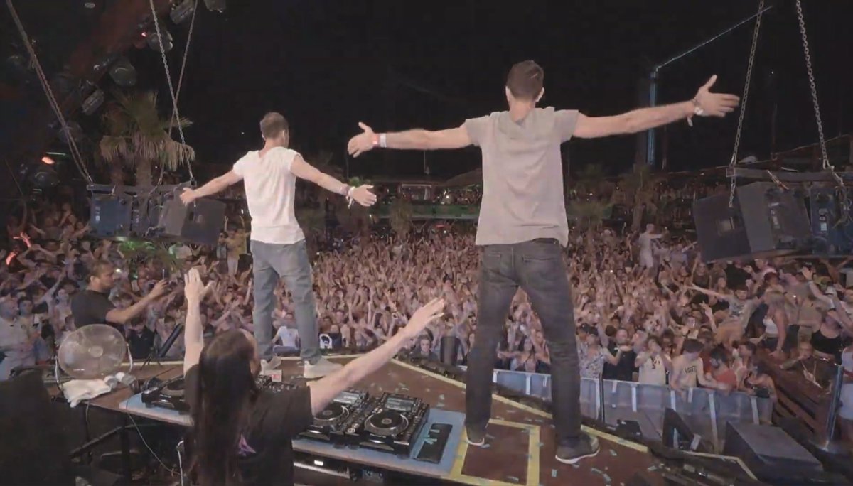 I just want to shoutout my man <a href="/TWIIGofficial/">TWIIG</a> - he was one of the first people I spoke to on here, as teenagers, practising and producing music in our bedrooms - to see the level you’ve taken it to man I’m so proud of ya👊🏻❤️

On stage with Steve Aoki - who would of thought it🔥