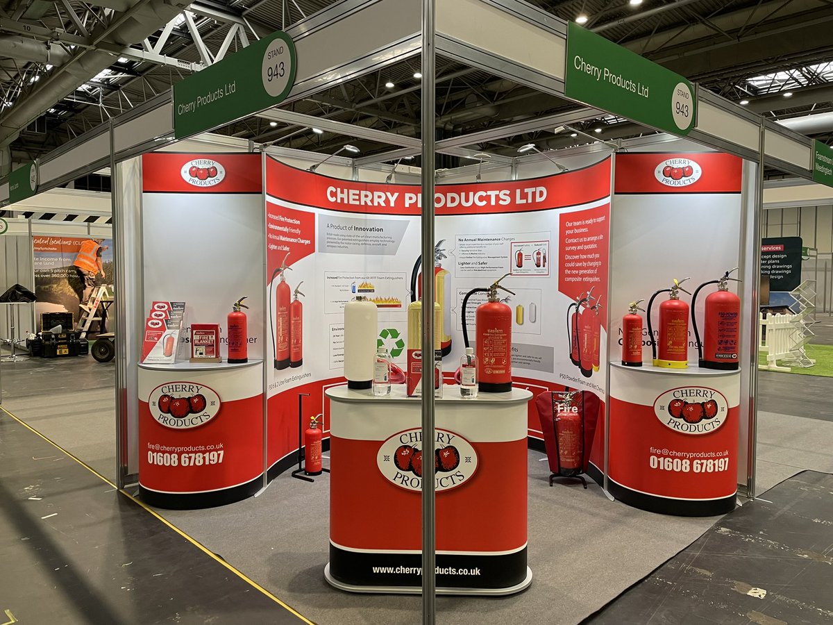 CherryProducts's tweet photo. @Farm_Innovation Cherry Products Ltd 10-11th November at the NEC Birmingham. Stand No. 943, #P50 #Exstinguishers save clients on average 48% over the 10 year warranty period, contact:- fent@cherryproducts.co.uk to discuss all the benefits. #environment #recycle     #savemoney https://t.co/Lth5y8U7Hr