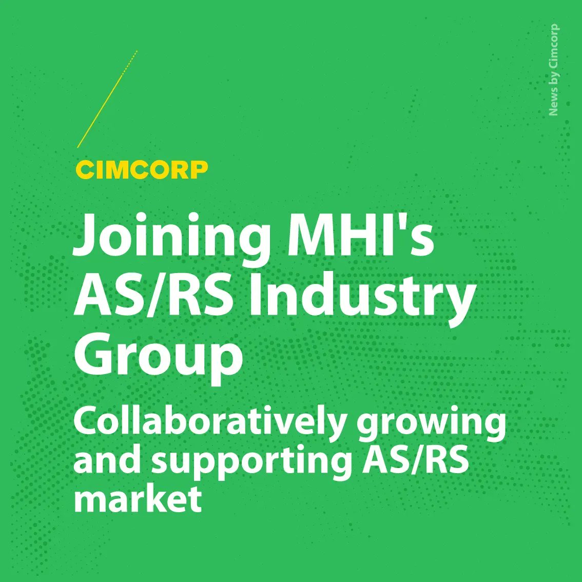 CimcorpNA's tweet photo. We've joined @poweredbymhi's AS/RS industry group!

We're excited to bring our insights and experiences to MHI’s members &amp; learn from fellow industry leaders!

Your supply chain strategy, our intralogistics solution.
https://t.co/hKSvG8BsCx

#automation #ecommerce #future https://t.co/dJ6zYSkH7M