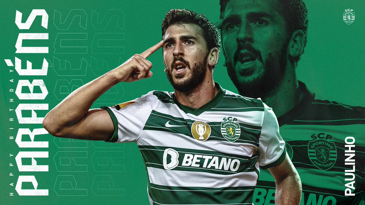 "Eles até caem..." 🎶

O nosso Paulinho celebra hoje o seu aniversário! 🎉🎂 Parabéns, Leão! 🦁 #BDaySCP #SportingCP