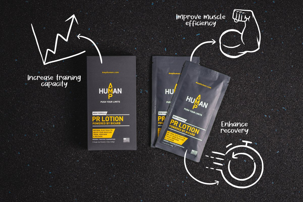 PR Lotion is the world’s first and only sports lotion that unlocks the natural electrolyte bicarb, it delivers bicarb directly to the working muscles via the skin. It's scientifically proven to improve performance &amp; decrease muscle soreness to help you make training gains, faster