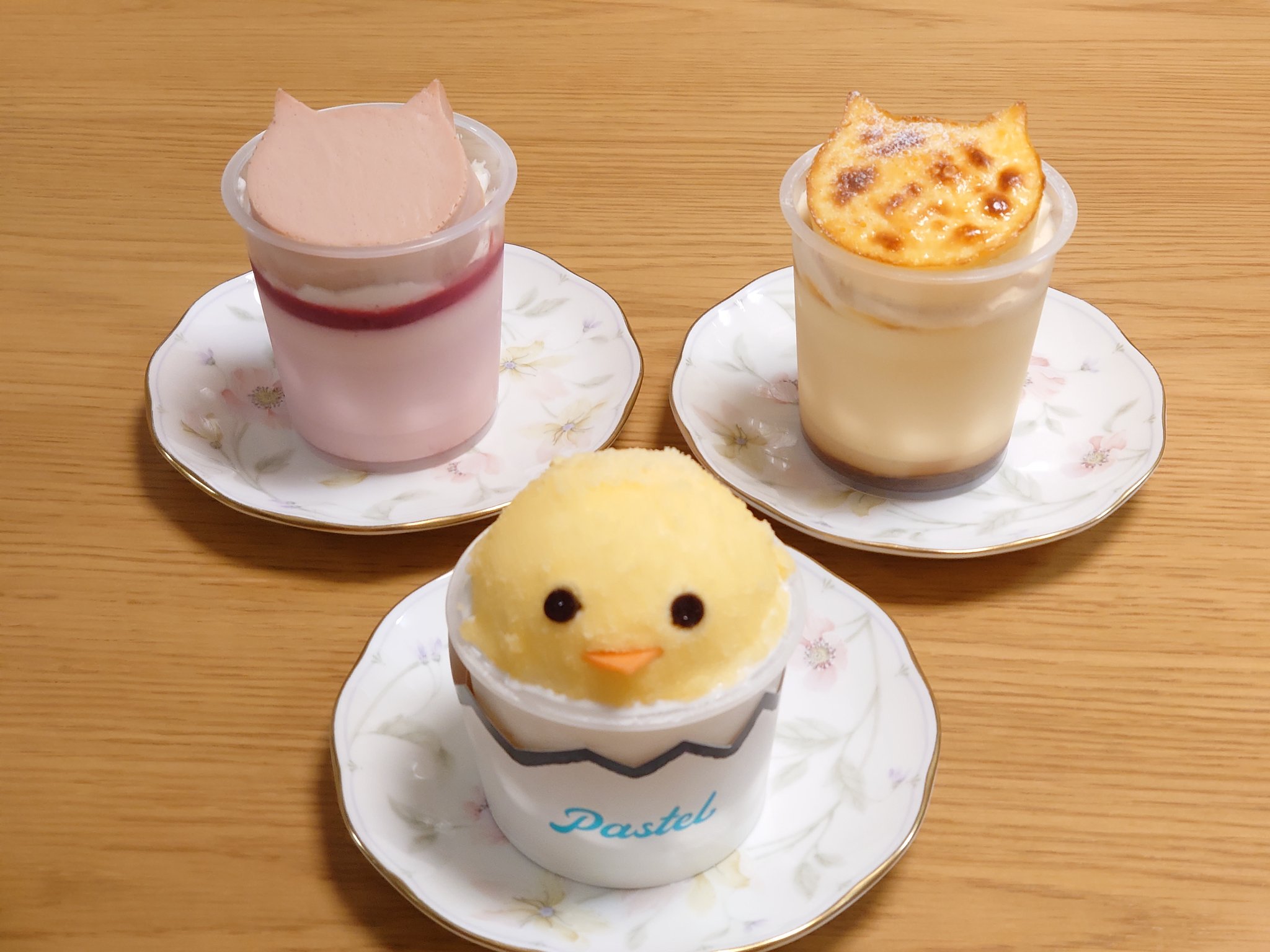 デューク パステル と ねこねこチーズケーキ のコラボ にゃんチープリン と タマコプリン アルプラザ高槻 で買えます なめらかプリンうまー にゃんチー Pastel T Co O2l1eskzha Twitter