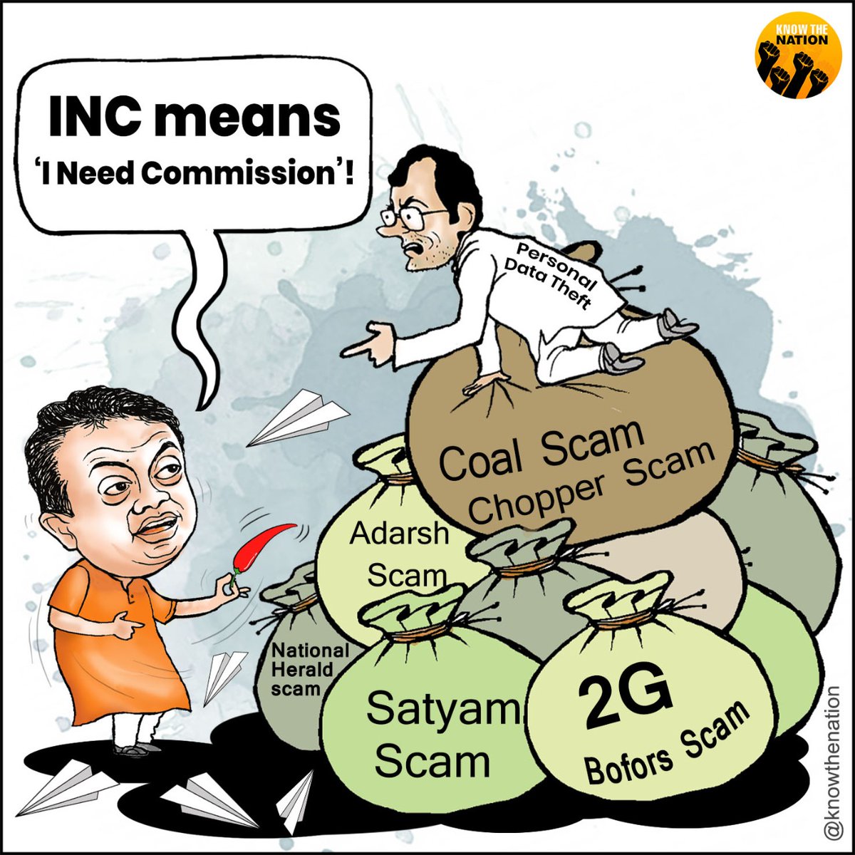 INC = I Need Commission

#CongressMukTBharat #RafaleScam #RafaleDeal
