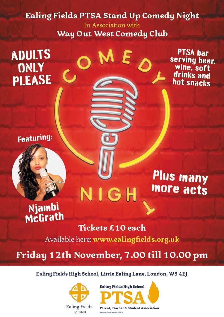 JymKent's tweet photo. Great comedy @EalingFields this Fri. With @NjambiMcgrath @valeriomiconi https://t.co/Tv6HqxJaio