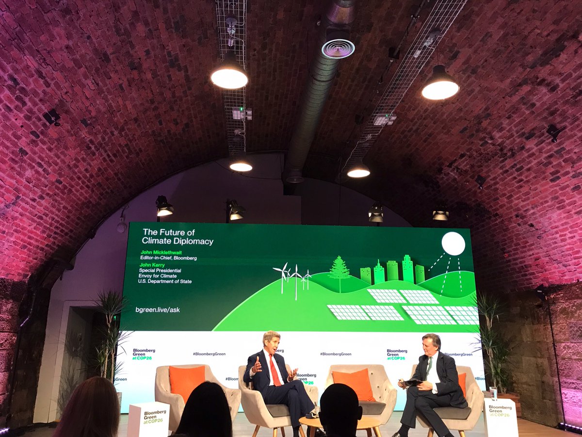Michele_Laird's tweet photo. “Mother Nature is going to be relentless. And she is more powerful than any of us.” “This moment is so critical,” says @JohnKerry . #ClimateJusticeNow #ClimateAction #COP26 #BloombergGreen https://t.co/YWax7GA3j1