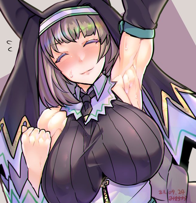 #いい腋の日 だから再掲してもいい(肌色絵) 