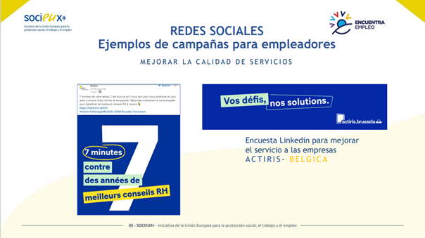 SOCIEUXplus's tweet photo. Taller #SOCIEUX+ con @EmpleoEncuentra #Ecuador:

Redes sociales para humanizar la #comunicación de los servicios públicos de #empleo

Buenas prácticas y reflexiones sobre la evolución de las redes tras el COVID-19 y la experiencia con empleadores, con @empleo_SEPE y @pole_emploi https://t.co/UUHrzrbD7S