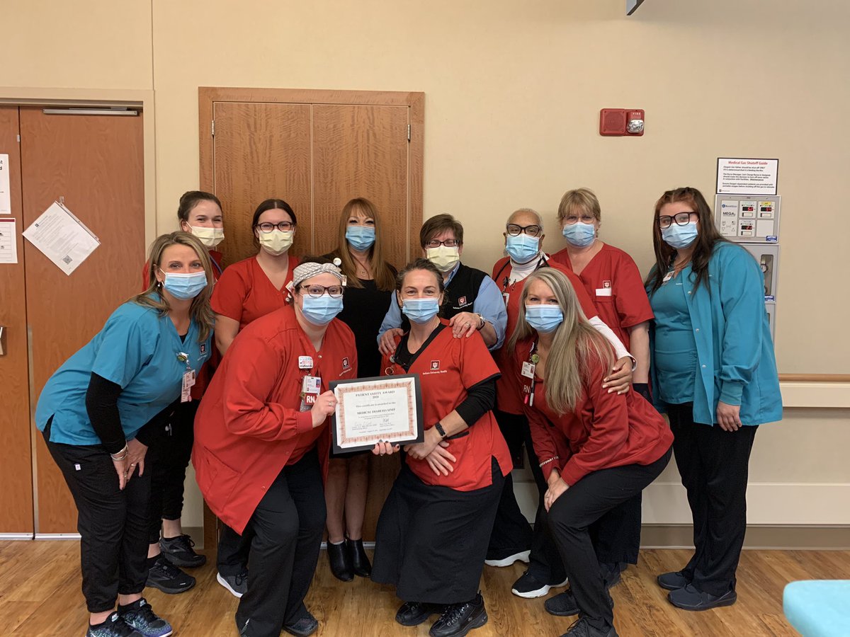 Ccox8Cox's tweet photo. Congratulations to our Medical Diabetes Unit @IUHealthECR for going 30 days harm free! Thanks to this team for your commitment to providing the best care! https://t.co/50IvfGuDkX