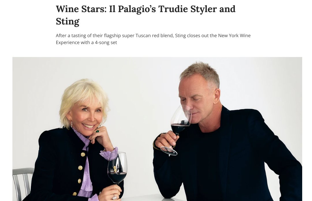 Celebrity wine
Sting + Trudy Styler have Cotarella help with their wine

Gordon Ramsay relies on Antonini for his new Italian efforts 

Celebrity wines meet wine celebrities...

https://t.co/X8YUIzQfQK https://t.co/8rKovax2CE