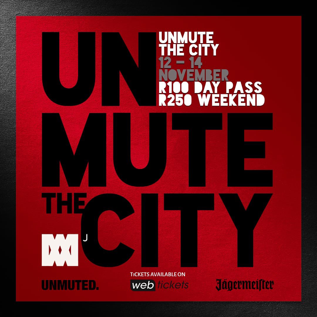 2_selai's tweet photo. This weekend we #UnmuteTheCity with @jagermeistersa &amp; @unmutedrec  … Some of the Dopest acts that the city has to offer 🎙 

Our expert 2Selai Meisters have cooked up something using Jagermeister and boy oh boy you don’t want to miss it 🔥🔥🔥

#WhoNeedsAHeadliner
#Mayishe https://t.co/4qpBUoUmnd