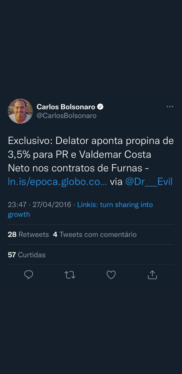 Bom dia Carlixo! <a href="/CarlosBolsonaro/">Carlos Bolsonaro</a>