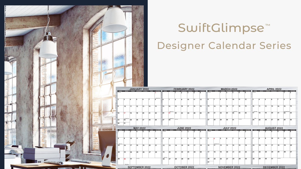 SwiftCalendars's tweet photo. #TuesdayFeeling Stay organized AND in style! Easily manage hectic schedule changes on a large erasable wall calendar from SwiftGlimpse.
All 2022 items are in stock in our Florida HQ &amp; ship with FREE NATIONWIDE SHIPPING.
https://t.co/LK4ogQlzeB
#MadeinAmerica #schedule #business https://t.co/xqHxtgBT70