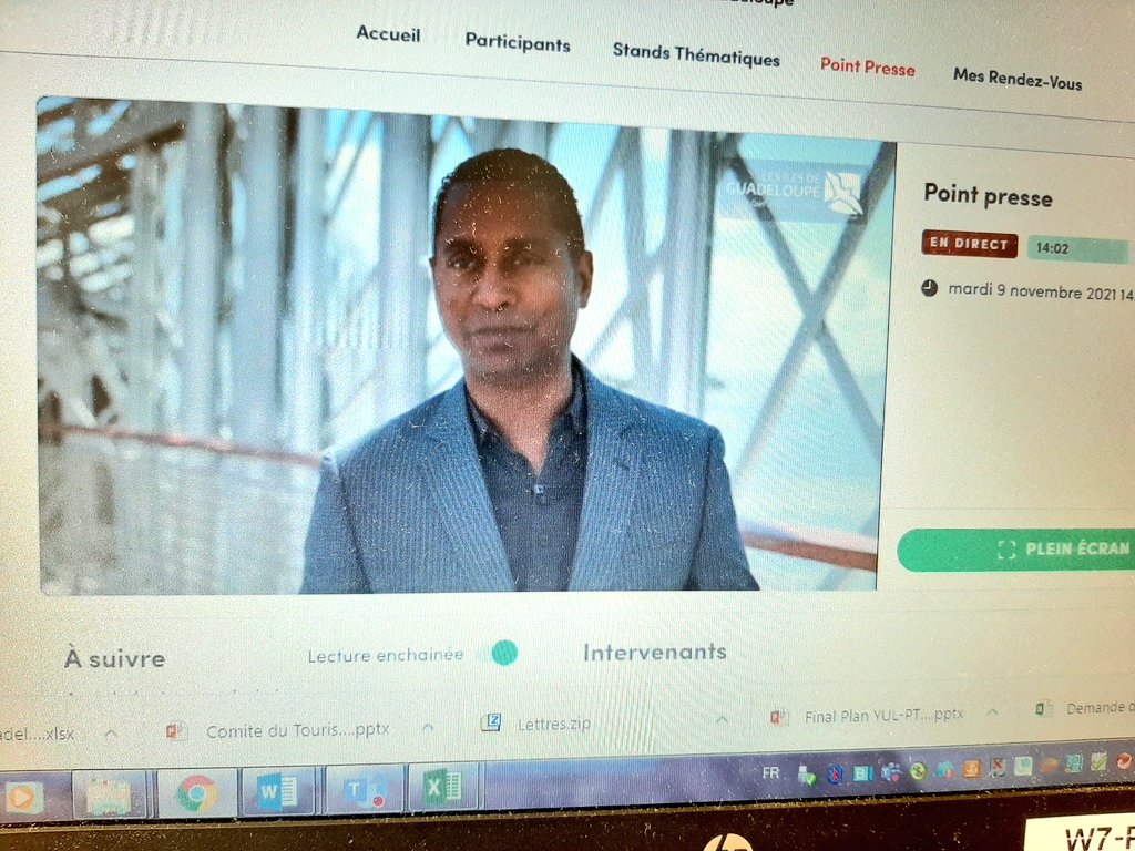 Mlle_MMA's tweet photo. ✅ 34 journalistes de la presse nationale et régionale
✅ 25 partenaires socioprofessionnels 
✅ Plus de 30 rendez-vous individuels assurés, en visio, sur @Swapcard

Le tout 1er workshop presse 100% digital des @ilesGuadeloupe c'est maintenant !!
#Guadeloupe #Tourisme #CTIG https://t.co/8y8kGtBw7l
