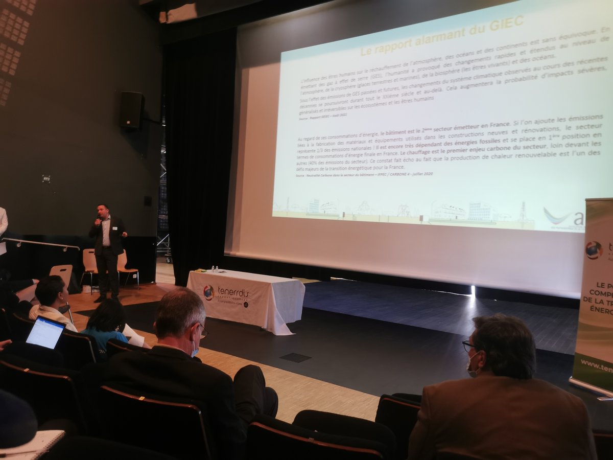 CAI_Clermont's tweet photo. #Event nous sommes présents aux Rencontres régionales pour la #chaleur zéroémission de @TENERRDIS à #Roussillon dont nous sommes co-organisateurs avec @CEA_Officiel, @ENERPLAN,
@ines_solaire #AFPG @AMORCE @AURA__EE @CeremaCom @fnccr @grandlyon #Cetiat #ALLICE ! https://t.co/7dtdxBmJGr