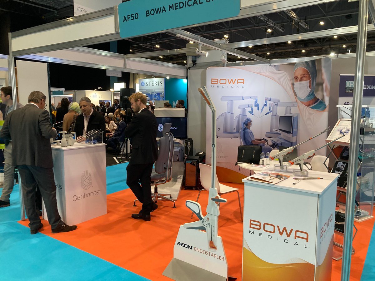 BOWAMEDICALUK's tweet photo. Are you attending the #FutureSurgeryShow?

Visit our @BOWAMEDICALUK stand AF50 to learn more about the #Senhance Robotic System by @AsensusSurgical, #BOWALOTUS Torsional Ultrasonic Scalpel and #AEONAndostapler by @LexingtonMed  

#FS21 #RoboticSurgery https://t.co/EMoaCsTtJH