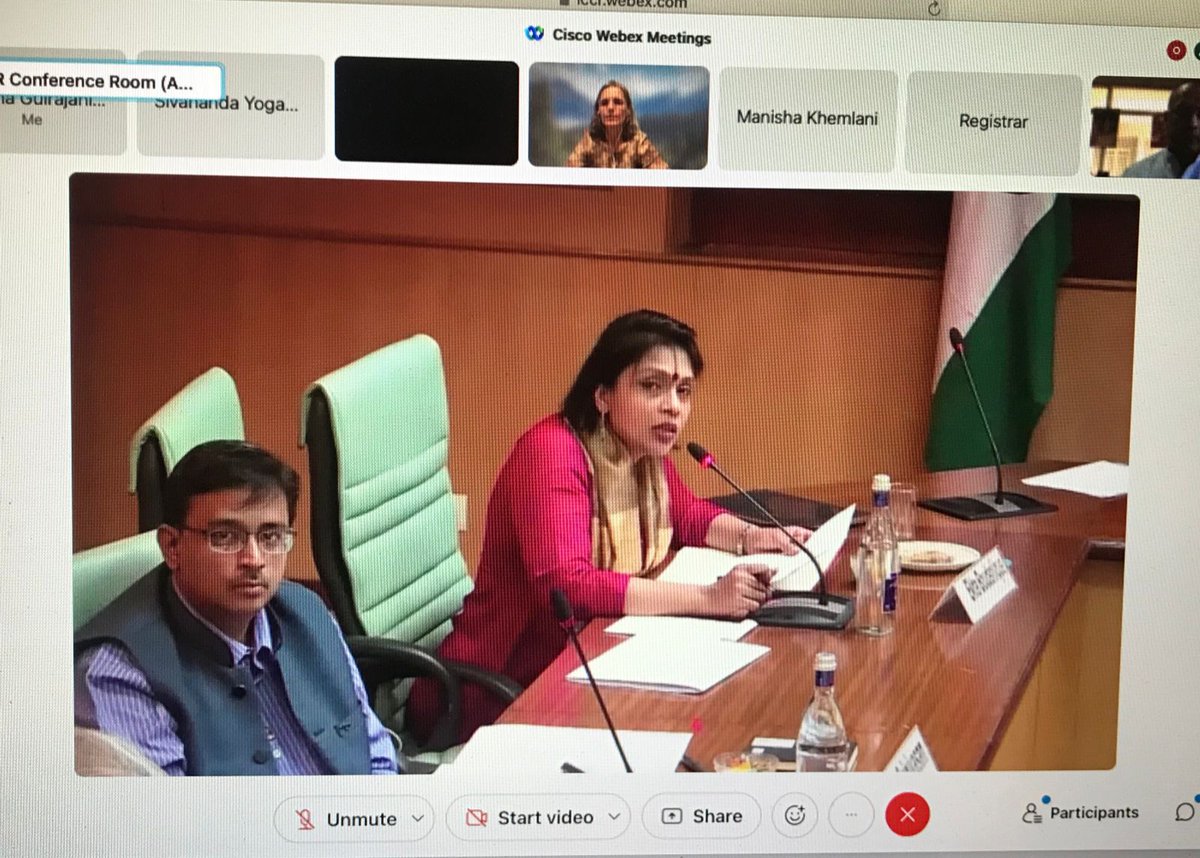 ManishaMK's tweet photo. It was an honour and pleasure to represent @ChinmayaMission at the interactive meeting held by @iccr to discuss India’s spiritual traditions, civilisational values and cultural heritage. #indianculture #AzadiKaAmritMahotsav #SwamiChinmayananda #Chinmaya105 https://t.co/JKMoOLaq1t