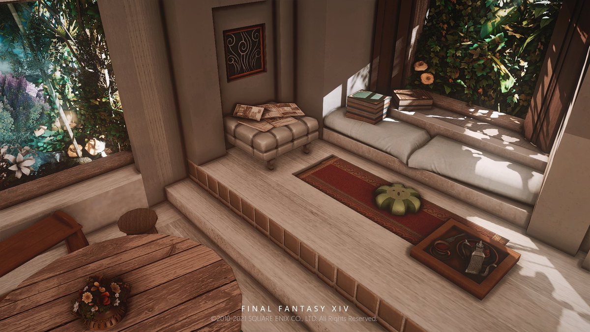 badgalsarini's tweet photo. (S) A Spanish &amp; Moroccan-inspired space for Xun

OMEGA (Chaos DC), Mist: Ward 24 Plot 49 
#hgxiv #FF14ハウジング #FF14housing #FFXIVHousing #HousingEden https://t.co/exCdK3kA4C
