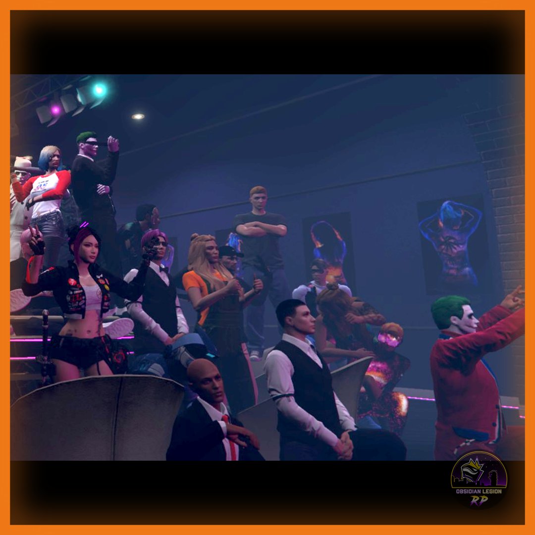 OLNRoleplay's tweet photo. Halloween is way behind us, but the memories will always remain!

Huge shoutout to @princesslunnytunes for organizing the Costume contest and the awesome Halloween party at Vanilla Unicorn!

Can you see familiar characters? 😉

#ObsidianLegion #OLRP #Fivem #gtav #singapore https://t.co/wWSCNM9Acv