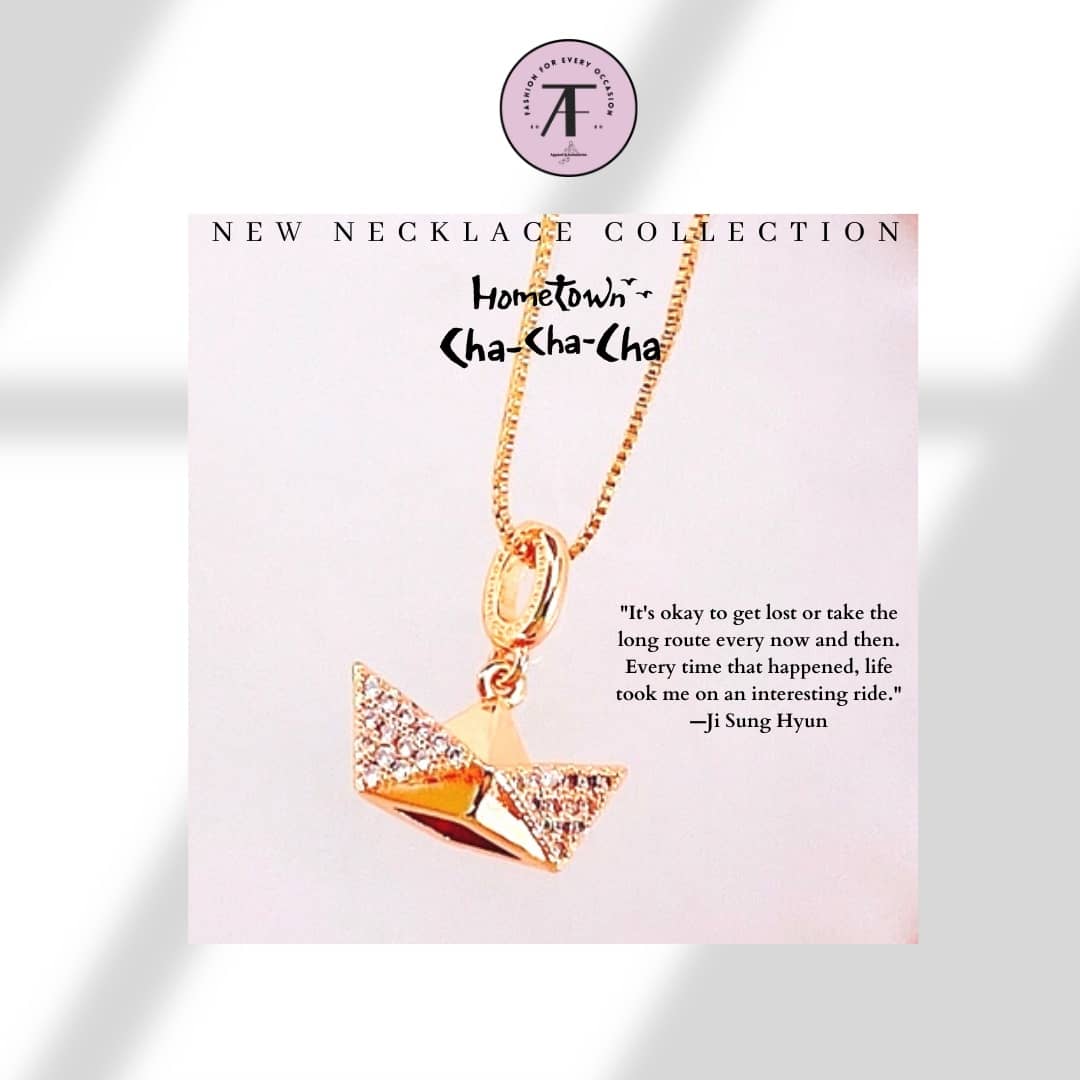 taff_apparelph's tweet photo. HomeTown Cha-cha-cha 
Inspired Necklace Collection ✨

Order now for only ₱210 🤩🥳
We will give 5% discount for the first 3 orders for this collection. Get yours now! 😍

ORDER NOW! 
MOP: Gcash
MOD: Shopee checkout

#TAFFApparelPH
#HometownChaChaCha https://t.co/PJdxx9Ow9M