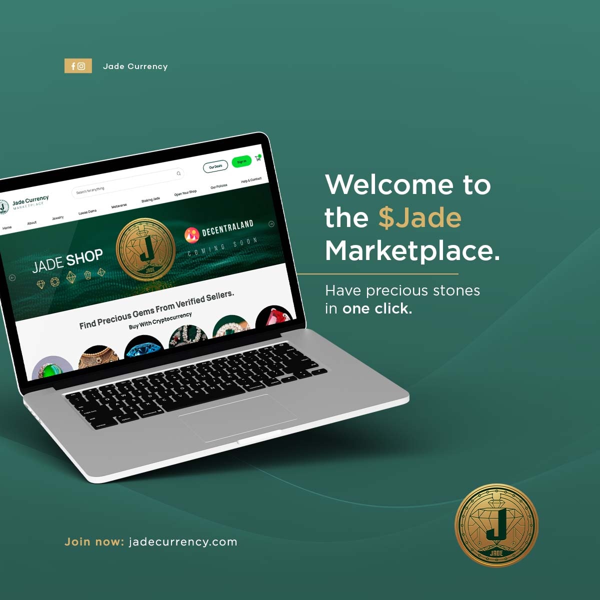 crimonchart's tweet photo. @binance $JADE  has great potential to reach its highest point with the projects of the precious jewelry marketplace and our #NFT market in the #metaverse.

Have you considered listing Jade?

Website: https://t.co/3IZlrXFLGY

#jadecurrency #cryptocurrency  @CoinMarketCap @cz_binance https://t.co/ETNobU0MBZ
