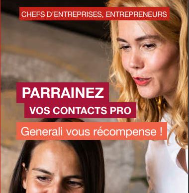 Vous êtes #satisfaits de votre agent #GENERALI .Parlez-en entre PROS !  
Pour vous remercier , dés qu'une personne parrainée souscrira un contrat #PRO , vous pourrez choisir un cadeau parmi notre sélection.
N'hésitez pas , eux aussi méritent la même #protection que vous !